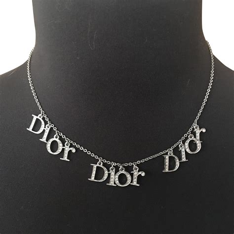 dior brooch silver|christian Dior necklaces.